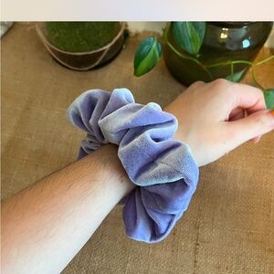Lavender Velvet Scrunchie
